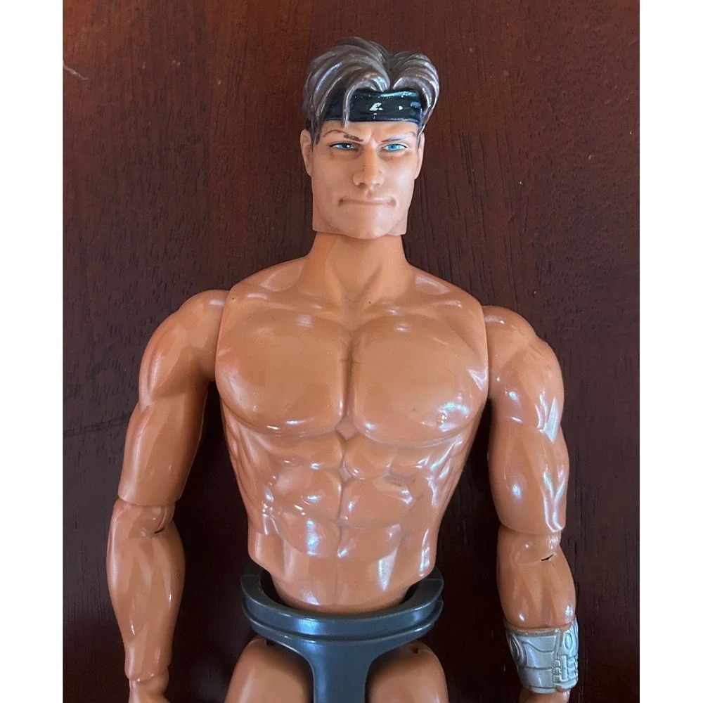 Vintage 1998 Mattel Max Steel Action Figure Muscular Articulated 12‎ inch Toy